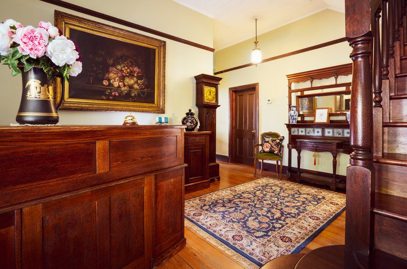 Guest sitting and common rooms at Kurrara