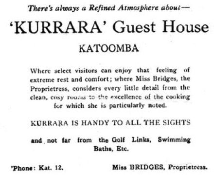 Historic photograph of Kurrara, Katoomba
