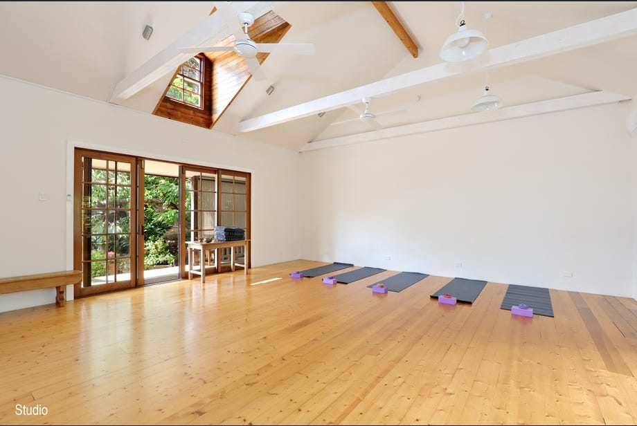 Yoga and wellness space at Kurrara